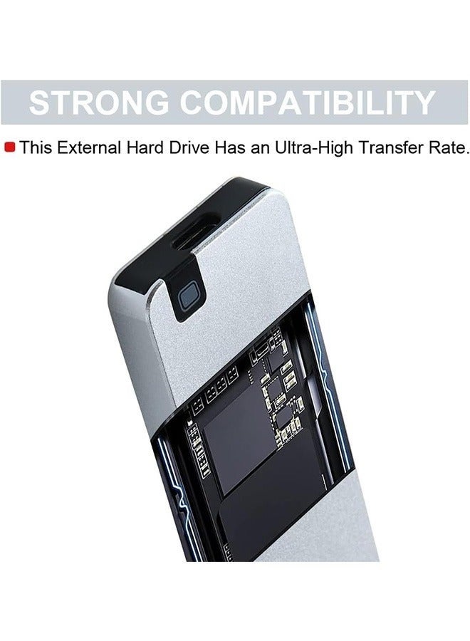 8TB Portable Hard Disk  External Hard Drive, Ultra-light Mini SSD Hard Drives, High Speed Transfer Computer Backup Disk Drive - Image 3