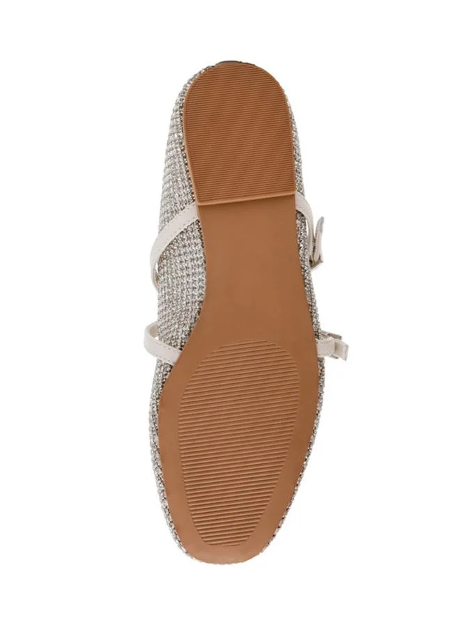 Steve Madden  Watchlist Ivory Women's Mary Jane Flats for Women | Best Price UAE