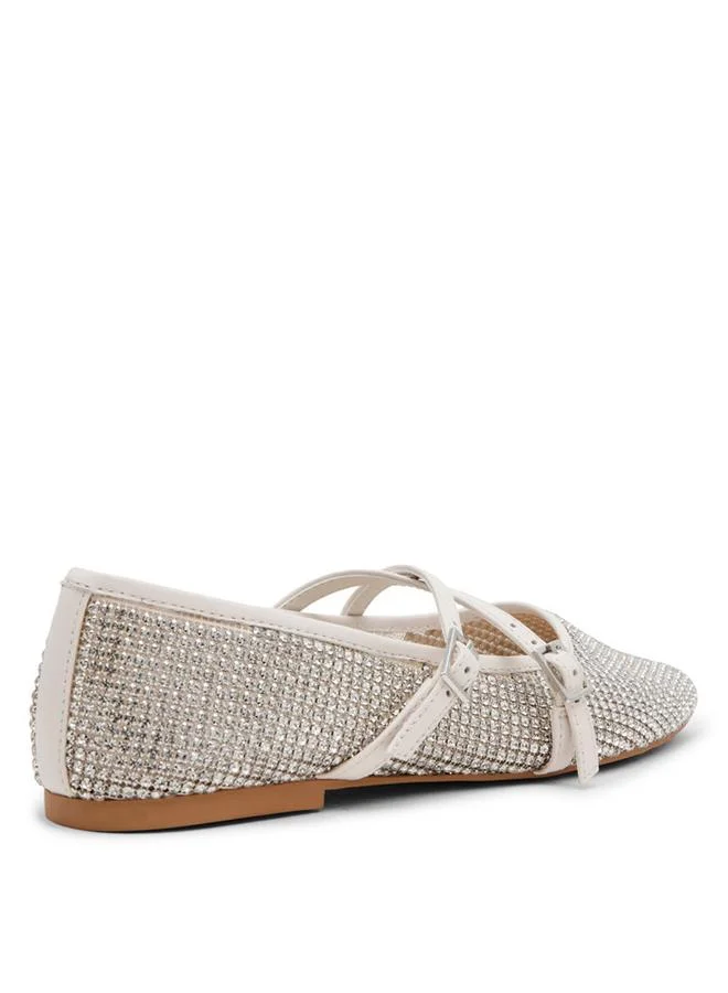 Steve Madden  Watchlist Ivory Women's Mary Jane Flats for Women | Best Price UAE
