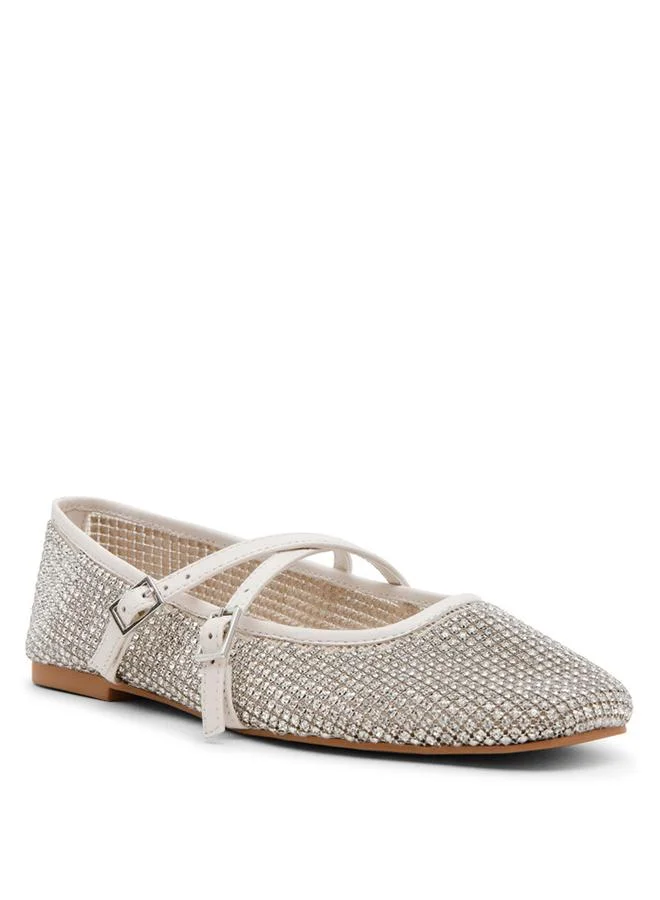 Watchlist Ivory Women's Mary Jane Flats