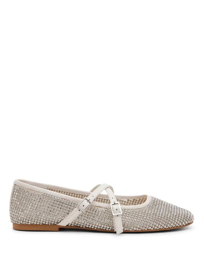 Steve Madden  Watchlist Ivory Women's Mary Jane Flats for Women | Best Price UAE