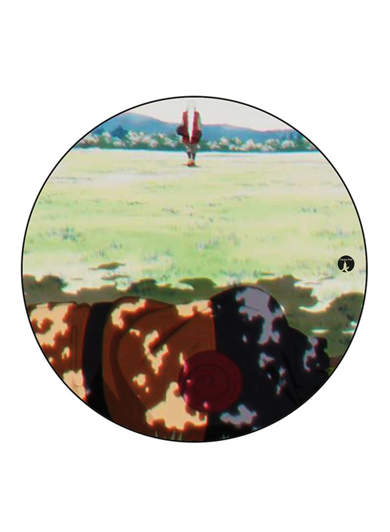 The Anime Naruto Printed Mouse Pad Multicolour