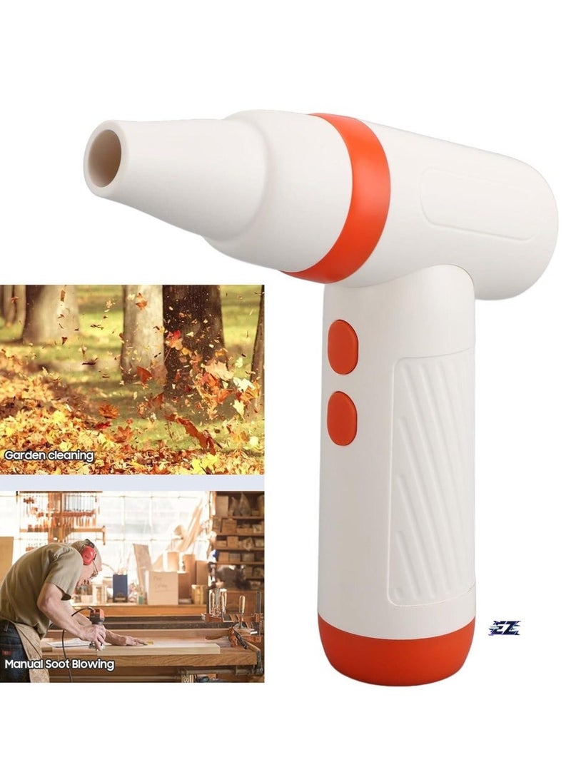 ELTRAZONE - Mini Hair Dryer – Powerful Electric Air Duster with Long-Lasting Power, Hurricane-Like Drying, Portable Cordless Super Jet Dry Blower for Charcoal Fires, Barbecuing, Cleaning Car - Image 1