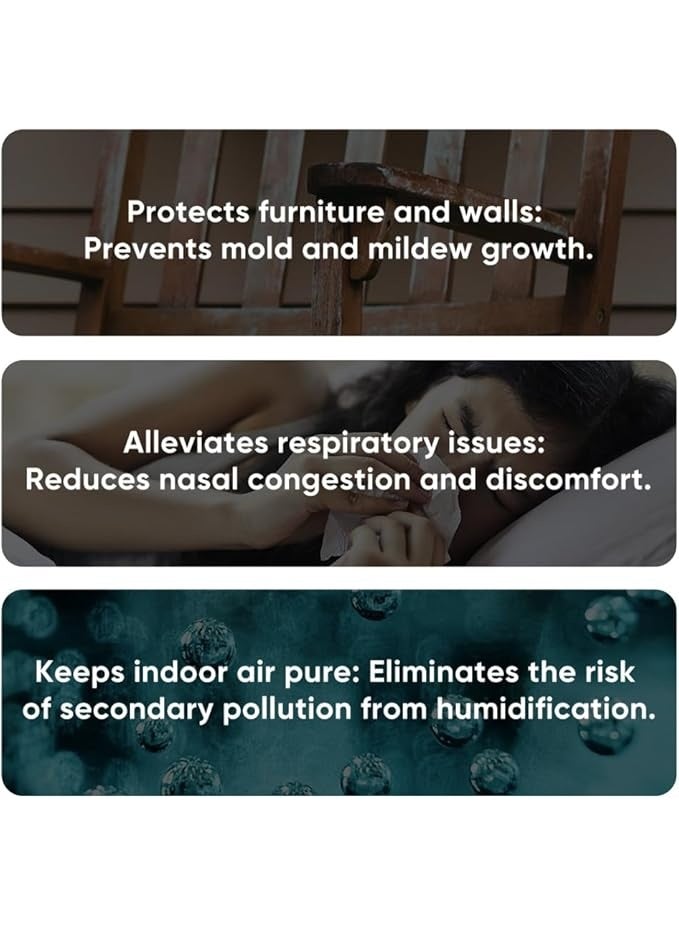 smartmi Evaporative Humidifier 3lite for Bedroom Baby Room, 4L Top Fill Smart Humidifier for Home, Office & Plant, Intelligent Constant Humidity, Auto-Off, Quiet Operation with No Filters Needed, 14H - Image 5