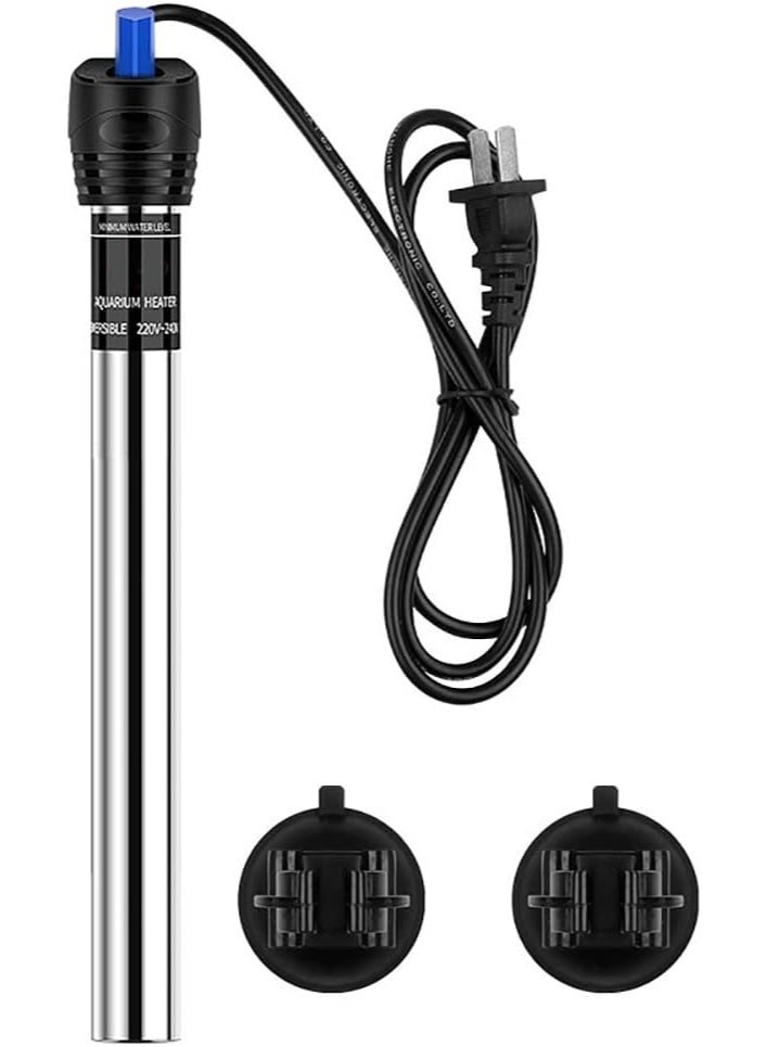 Rubik سخان حوض سمك 25 واط مع 2 كوب شفط، قضيب تسخين من الفولاذ المقاوم للصدأ مع تحكم دقيق في درجة الحرارة قابل للتعديل لحوض السمك - Image 1