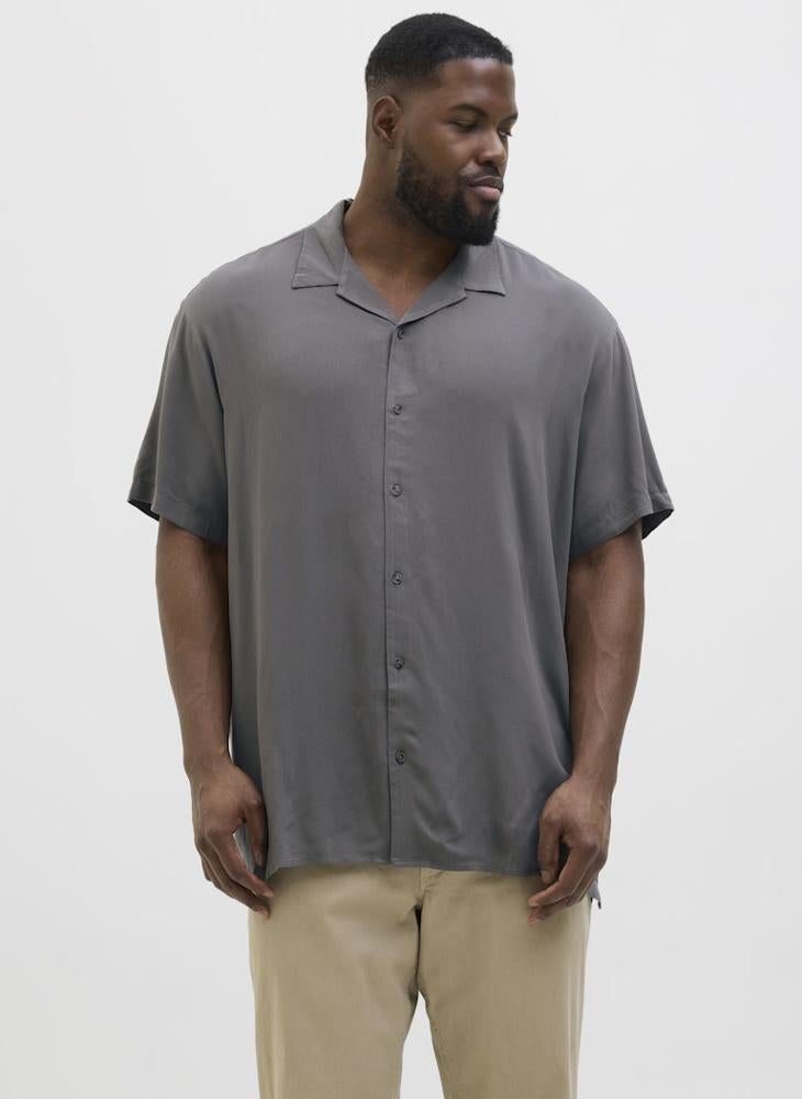 JACK & JONES Solid Regular Fit Half Sleeve Shirt - Image 3