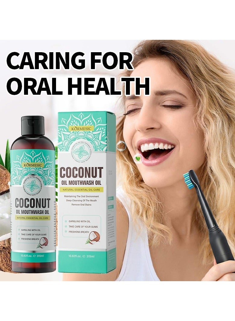 Kormesic غسول الفم مركز زيت جوز الهند 315 مل-العناية بالفم الطبيعية - Image 4