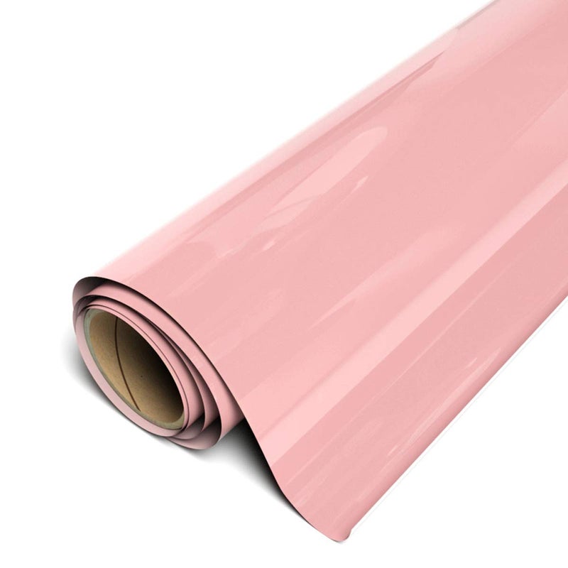 Siser EasyWeed Heat Transfer Vinyl 118 x 15ft Roll Light Pink Compatible with Siser Cricut Silhouette and Other CraftProfessional Cutters CPSIA Certified