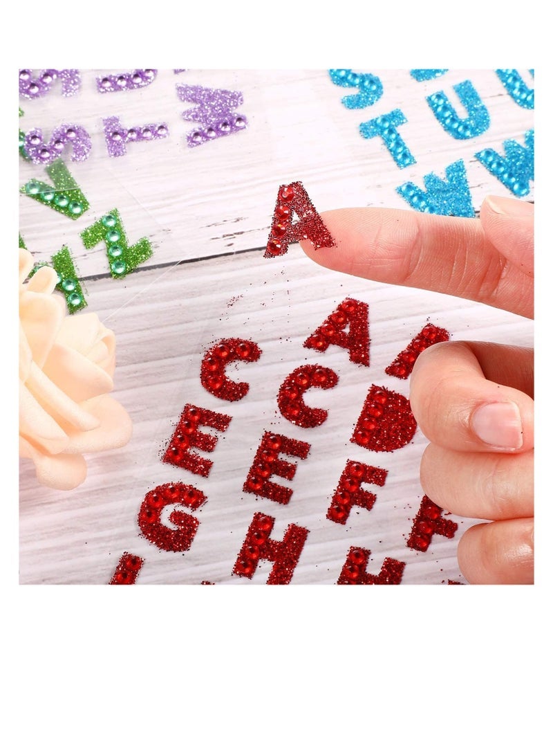 general 8 Sheets Letter Sticker, Colorful Gift Alphabet Sticker Self Adhesive Letter - Image 5