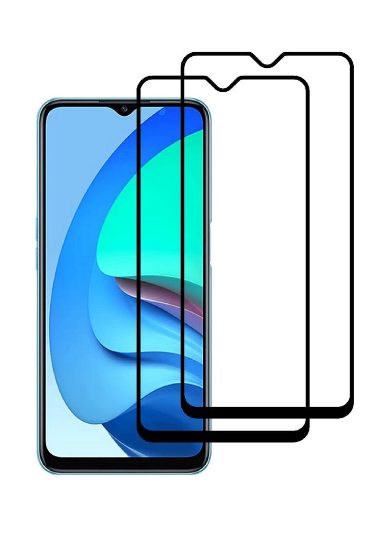 Super 2 Pieces Tempered Glass Screen Protector 5D Designed For Oppo A56 Full Glue Edge to Edge Full Screen Coverage And Bubble Free - Image 1