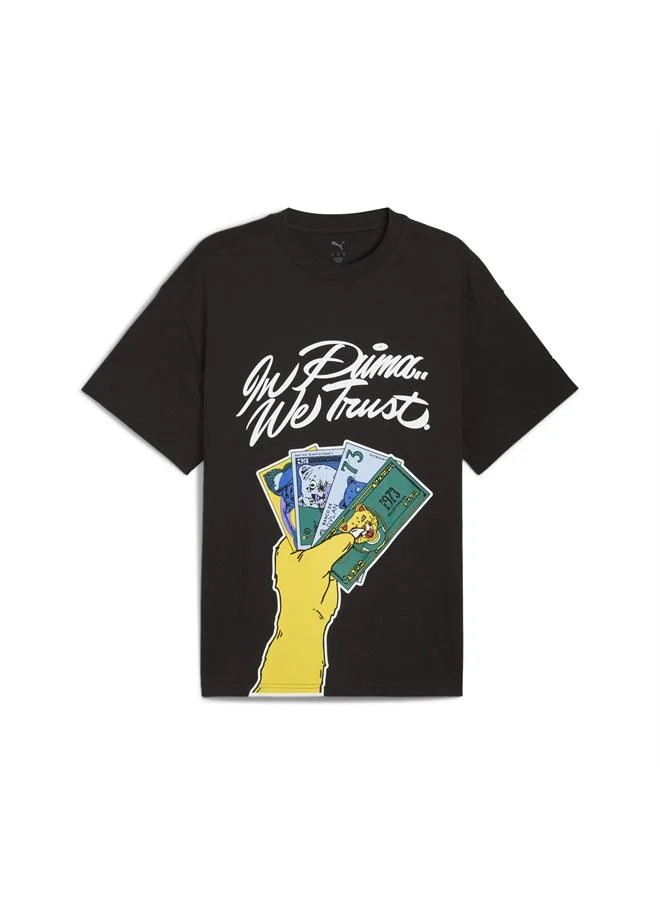 Puma PUMA Black Commissioner Dylan Tee IV Men for Men | Best Price UAE