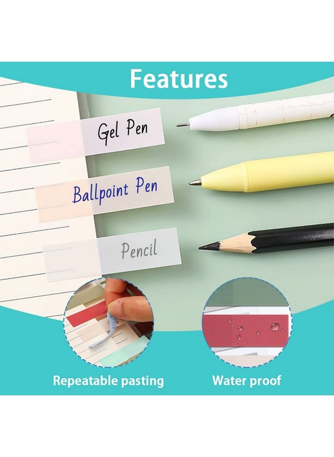 BangBoom 600 Pieces Page Markers Sticky Index Tabs, 15 Colors Book Annotation Supplies Aesthetic, Writable And Repositionable File Tabs Flags For Reading Notes Classify Files (Arrow)  - Image 4