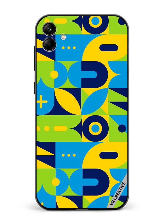 VR CREATIVE Protective Case Cover For Samsung Galaxy A04 Geometry Pattern Design Multicolour - Image 1