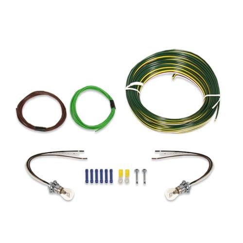 Blue Ox BX8869 Tail Light Wiring Kit, Bulb and Socket, Compatible with Most Vehicles - Image 1