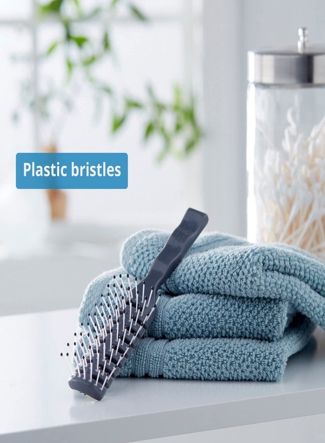 McKesson Plastic Hairbrush, Hair Brush, Single Patient Use, Grey, 7.7 in, 12 Count - Image 2