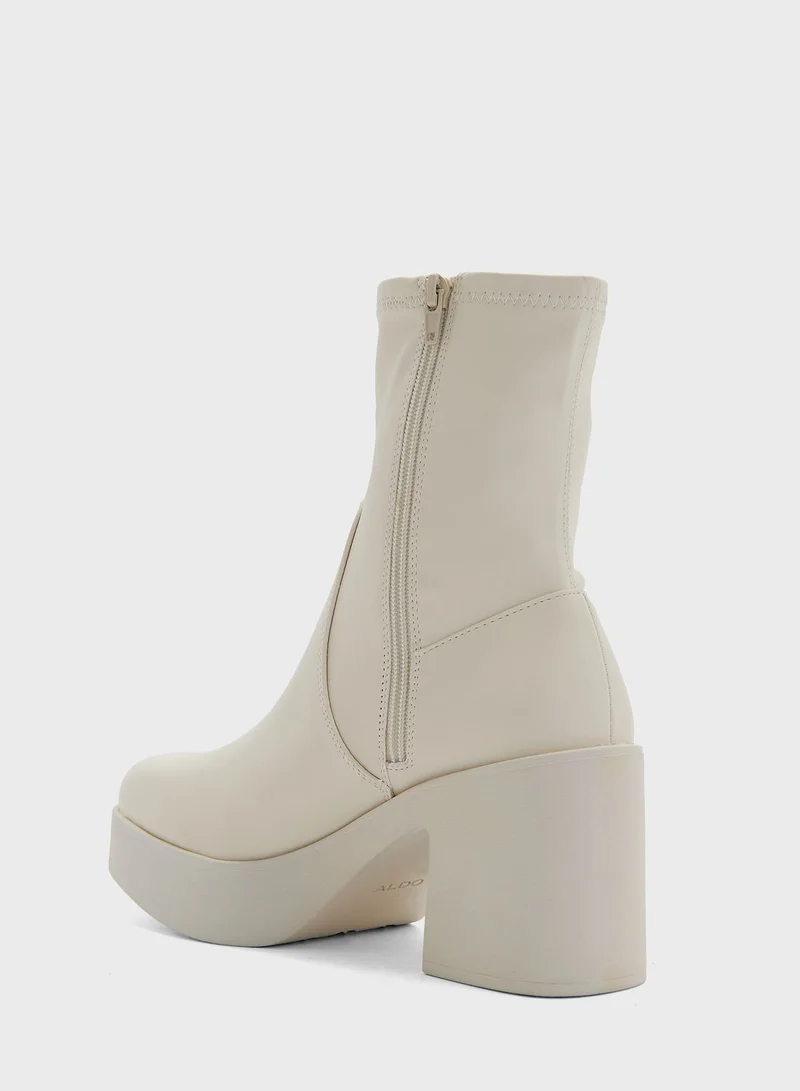 ALDO Upstep High Heel Ankle Boots