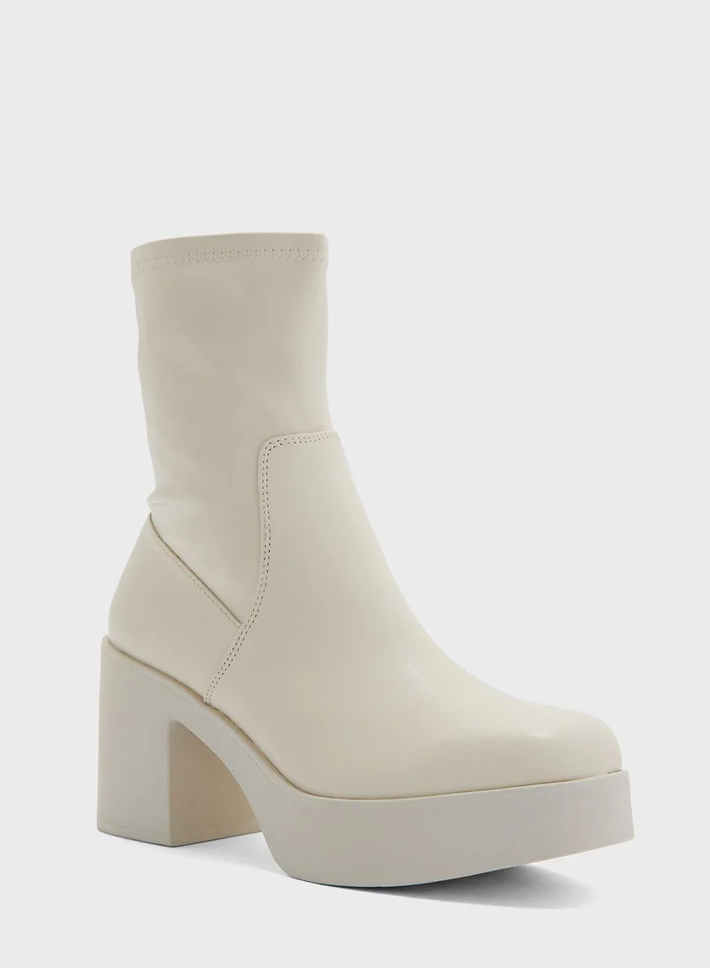 ALDO Upstep High Heel Ankle Boots