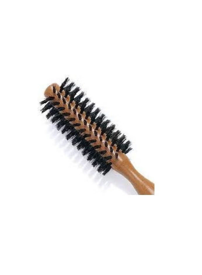 Thermal Wooden Hair Drying & Styling Brush – Round Barrel with Heat-Conductive Core – Anti-Frizz & Volumizing Blowout Brush – Ideal for Straightening, Curling & Smoothing - Image 2