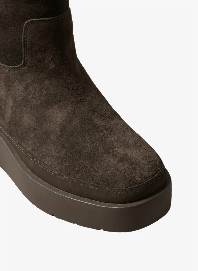 Calvin Klein  Suede Water Repellent Platform Boots for Women | Best Price UAE