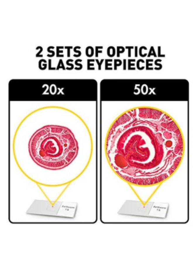 NATIONAL GEOGRAPHIC 🔬 National Geographic Ultimate Dual Microscope – 2-in-1 Discovery Kit! - Image 4