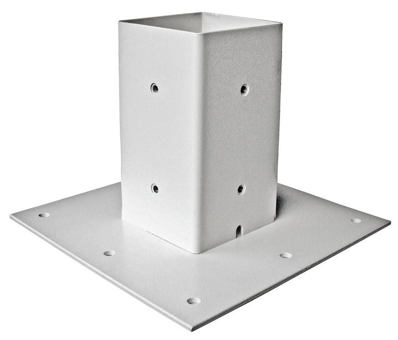 Mail Boss 7157 Surface Mount Post Base Plate, Cream White - Image 4