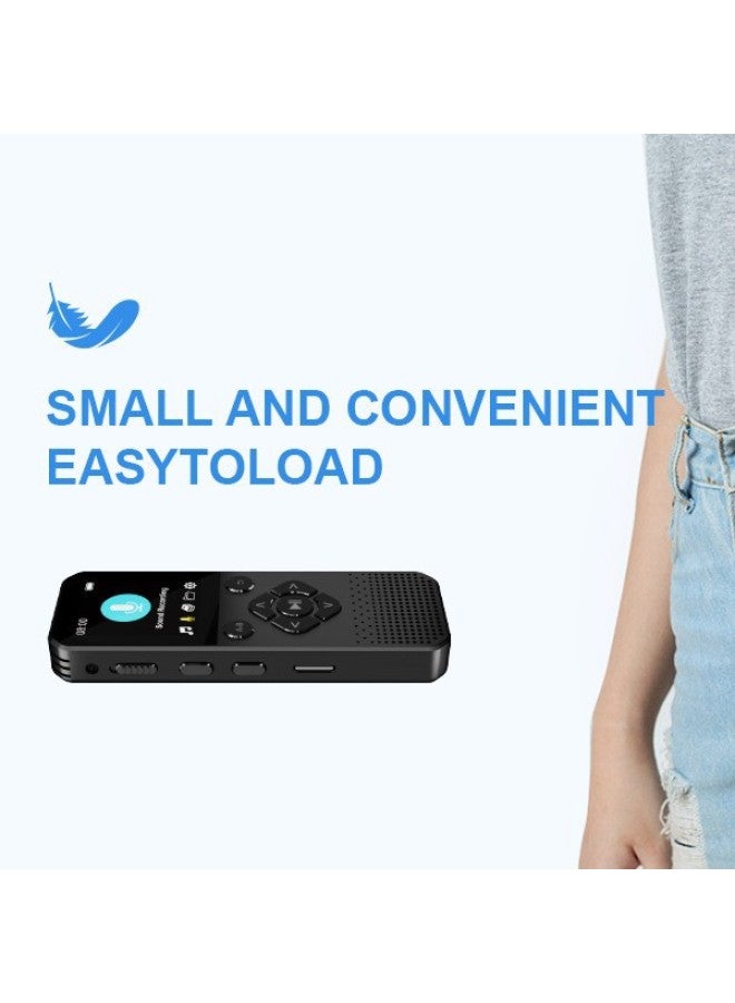 2025 Recording Pen High Definition Voice-to-Text Conference Record Students' Lecture Business Noise Reduction Portable Cross-border-Color:Black-Capacity:16GB - Image 3