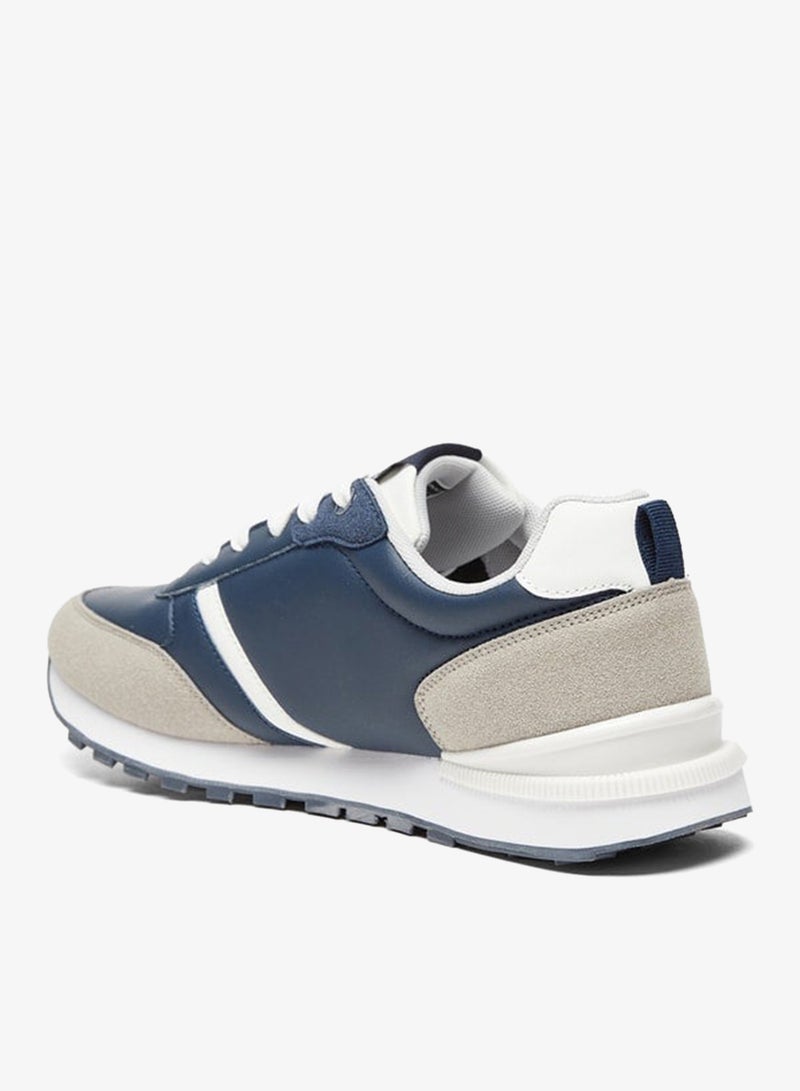 Lee Cooper Men's Panelled Low Ankle Lace-Up Sneakers - Image 2