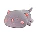 FUYU Cat Stuffed Animals Soft Cat Plush Pillow Kawaii Kitten Stuffed Animal Toy Gifts for Kids Boys Girls Room Decor Gray Squinted15in37cm - Image 2