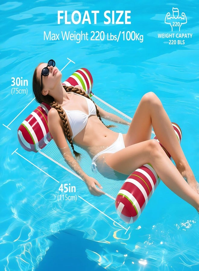 Meegoo Pool Floaties for Adults - Inflatable Pool Float & Water Hammock, Beach Vacation Essentials for Travel, Lakes, and Summer Relaxation, 2 Pack - Image 5