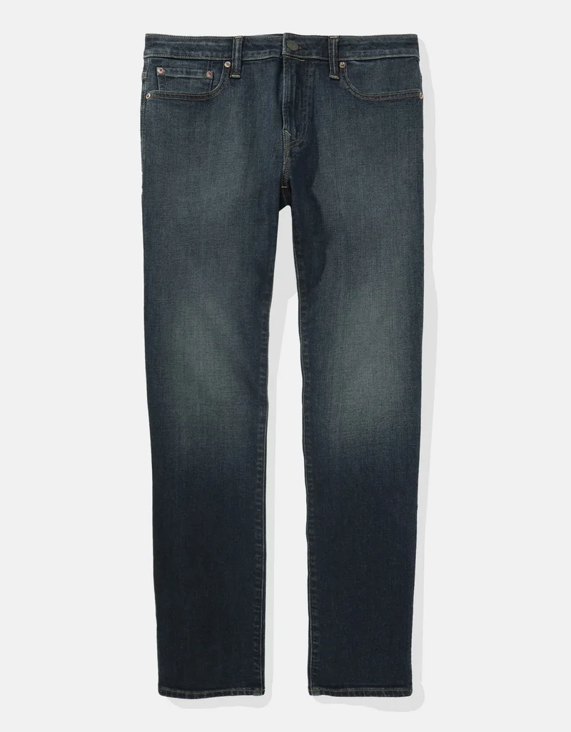 American Eagle Dark Clean Athletic Rinse Wash Skinny Jeans