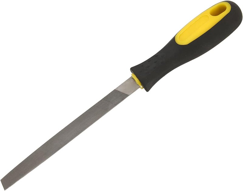 Metal File Comfortable Non Slip Medium Tooth Half Round File T12 Carbon Tool Steel File Tool, Ergonomic Design with PP, Plastic Rubber Material, Sharpener for Steel Copper - Image 4