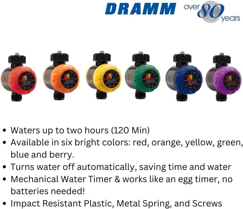 Dramm 15045 Mechanical Water Timer, Blue - Image 2