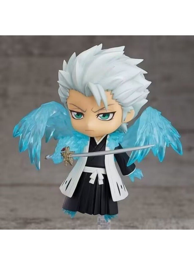 Q version of Bleach Juban Team Hibiya Dongshiro changing face can be done by hand desktop decoration model collection decorative toys  - Image 2