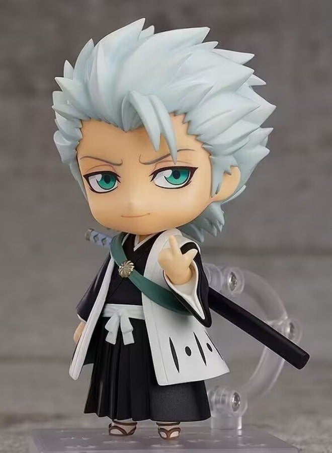 Q version of Bleach Juban Team Hibiya Dongshiro changing face can be done by hand desktop decoration model collection decorative toys  - Image 3