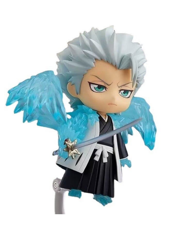 Q version of Bleach Juban Team Hibiya Dongshiro changing face can be done by hand desktop decoration model collection decorative toys  - Image 1