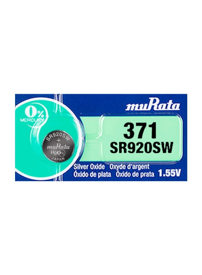 1 Piece 371 Battery SR920SW 1.55V Silver Oxide