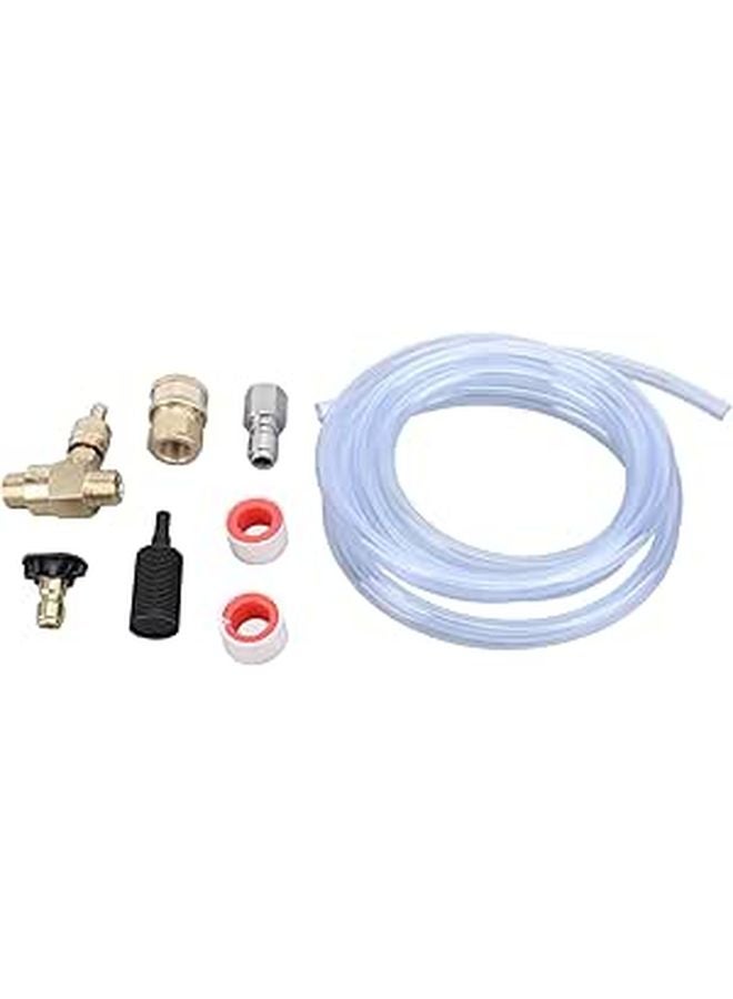 High Pressure Washer Chemical Injector Kit 4000PSI Adjustable Valve 9 8ft Hose Black Nozzle - Image 1