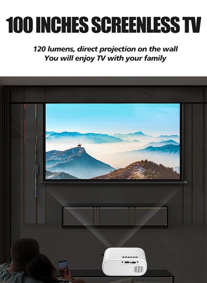 WiFi Wireless Bluetooth Projector Micro Projector Full HD 1080P Portable Projector For Home Restaurant Shop Camping Projection Use  - Image 5