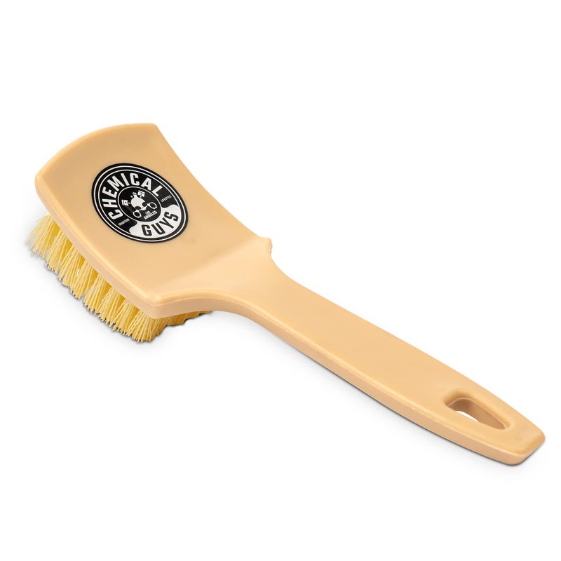 Chemical Guys Induro 7 Heavy Duty Interior Carpet & Upholstery Detailing Brush â€“ Durable Bristles, Car Carpet Brush for Deep Cleaning Fabric, Mats & Seats, Ergonomic Grip for Comfort and Control - Image 1