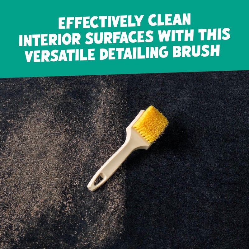 Chemical Guys Induro 7 Heavy Duty Interior Carpet & Upholstery Detailing Brush â€“ Durable Bristles, Car Carpet Brush for Deep Cleaning Fabric, Mats & Seats, Ergonomic Grip for Comfort and Control - Image 2