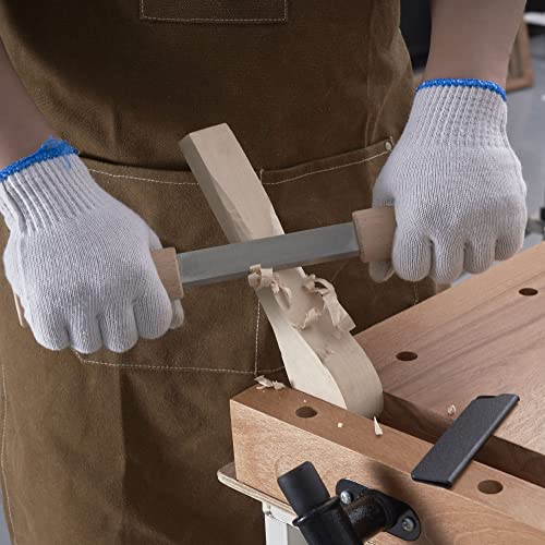 HERMIT TOOLS Wood Carving Tools with Sheath Woodworking Tool 5.1" Draw knife Wood Chisels Wood Draw Knife Woodworking Drawing Tools Fleshing Knife - Image 2