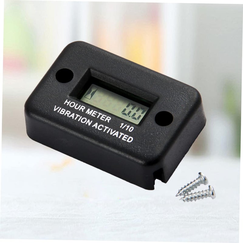3Pcs LCD Hour Meter Timer 5 4X3 65cm Easy Installation For Engine Lawn Mower - Image 4