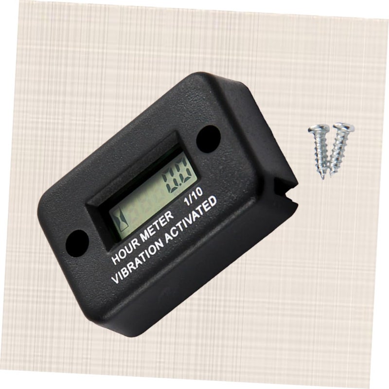 3Pcs LCD Hour Meter Timer 5 4X3 65cm Easy Installation For Engine Lawn Mower - Image 3