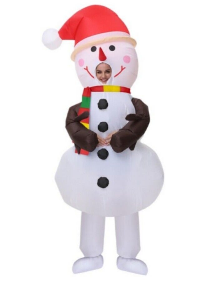 GGEROU Inflatable Christmas Costume Adult Funny Blow Up Christmas Costume Xmas Holiday Party Cosplay Costumes Festival Parade Carnival Suit for Women Men - Image 5