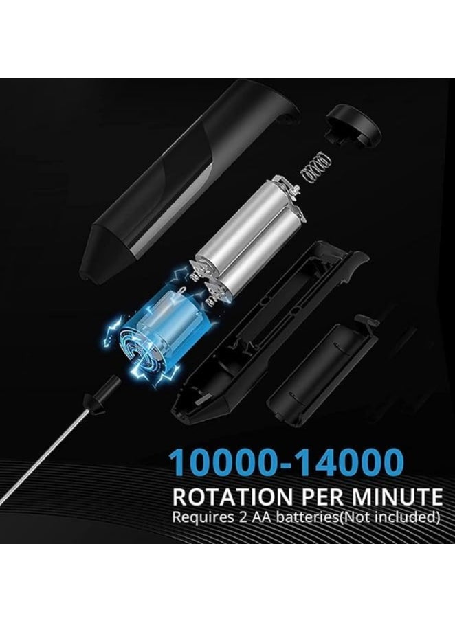 INFLUX INFLUX Electric Milk Frother and Coffee Blender - Hand Mixer for Coffee, Milk, and More | Compact Coffee Machine Accessory, Perfect for Turkish Coffee Maker & Kitchen Use Coffee Frother Mini Whisk  - Image 3