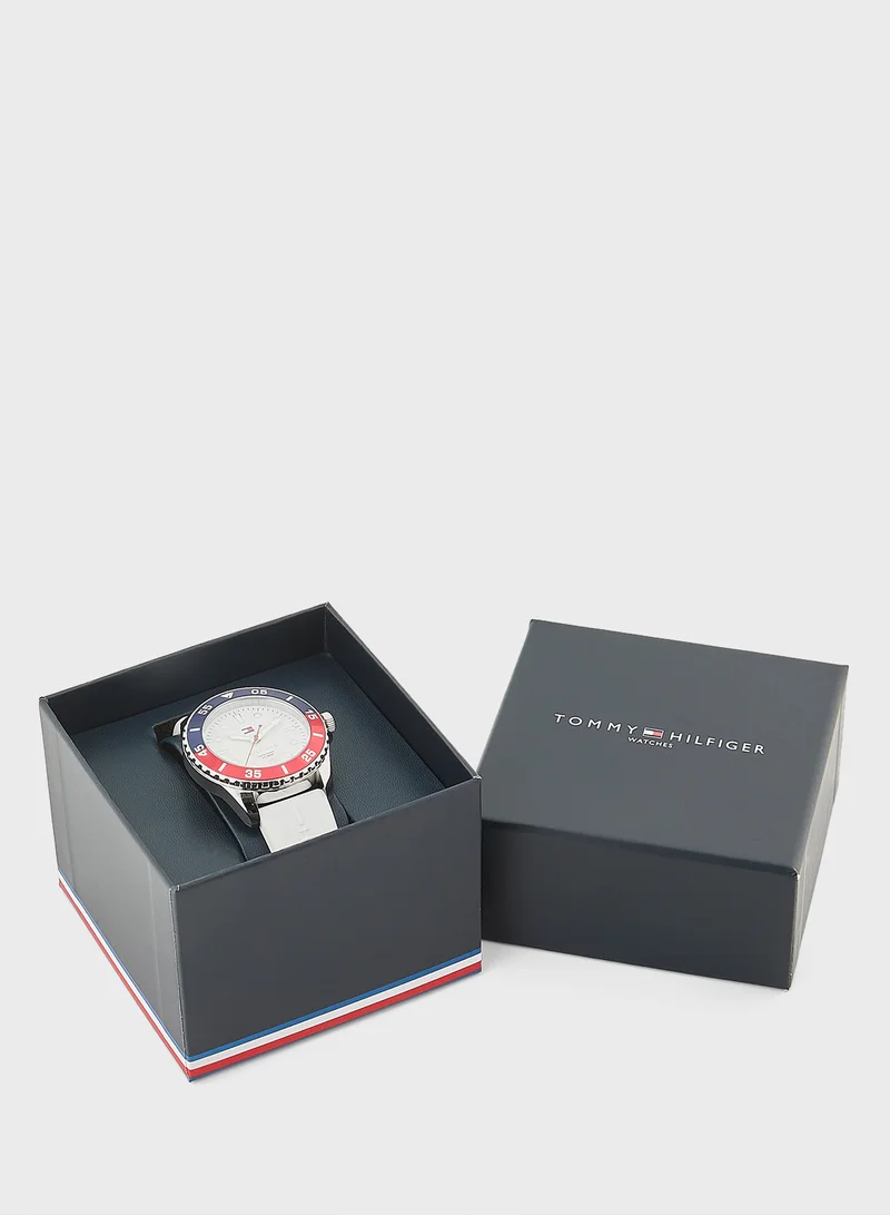 TOMMY HILFIGER Casual Pu Strap Analog Watch