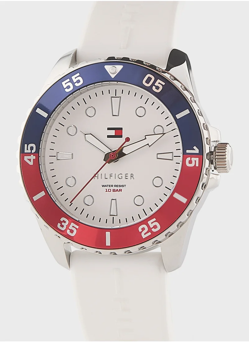 TOMMY HILFIGER Casual Pu Strap Analog Watch