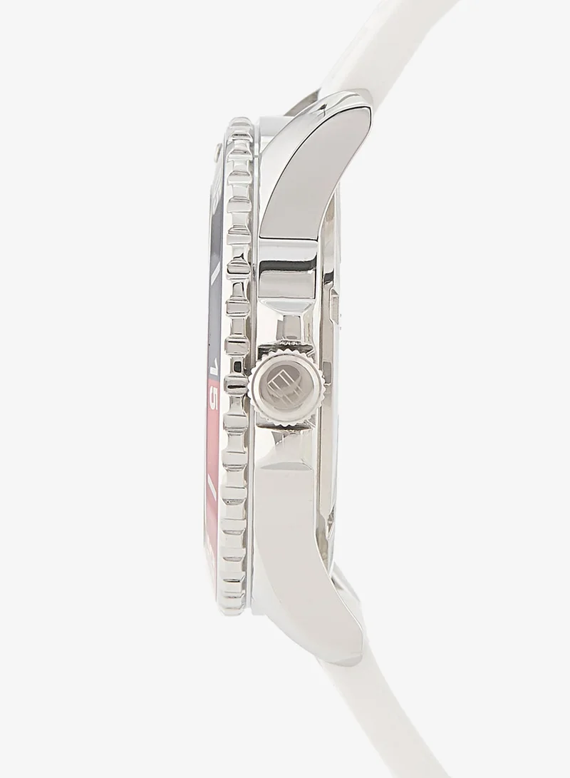 Tommy Hilfiger  3-Hand Quartz Movement Watch For Youth With White Silicone Bracelet - 1720050 for Men | Best Price UAE