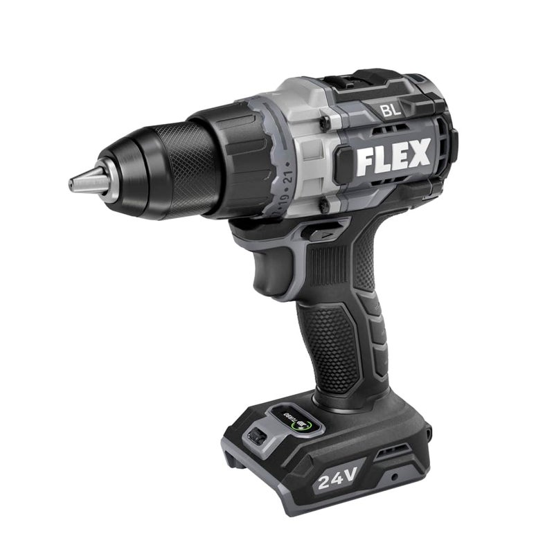 FLEX 24V Brushless Cordless 1/2-Inch 1,400 In-Lbs Torque 2-Speed Drill Driver Turbo Mode Tool Only, Battery and Charger Not Included - FX1171T-Z - Image 1