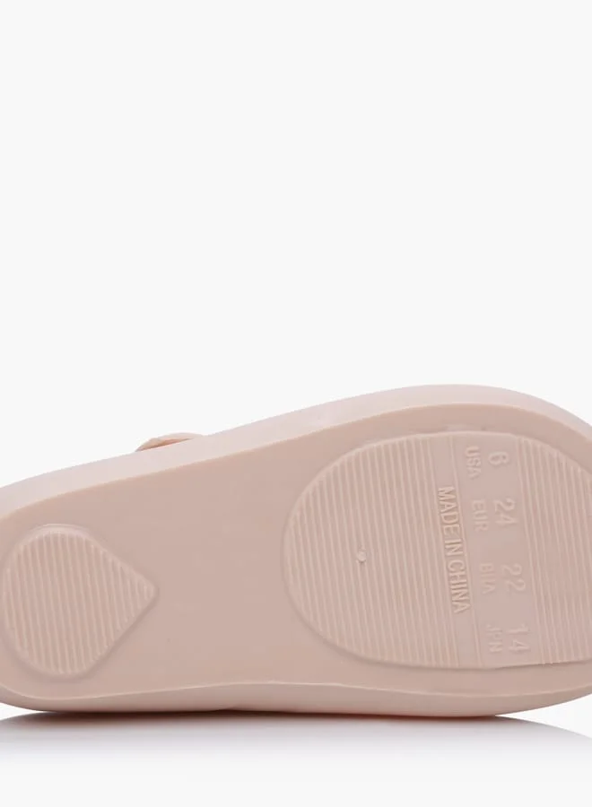 Disney Girls Minnie Mouse Applique Slip-On Shoes